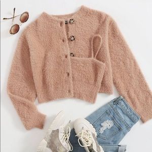 SHEIN | Cardigan Set